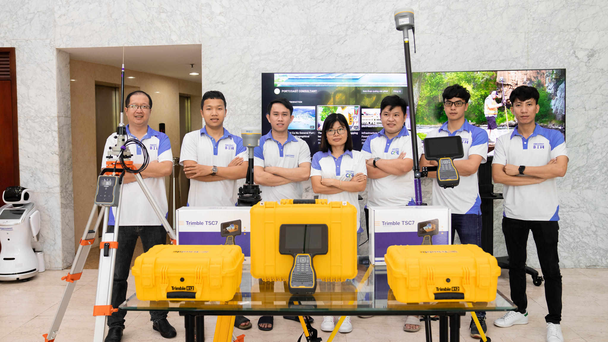 Portcoast receive the latest devices from Trimble