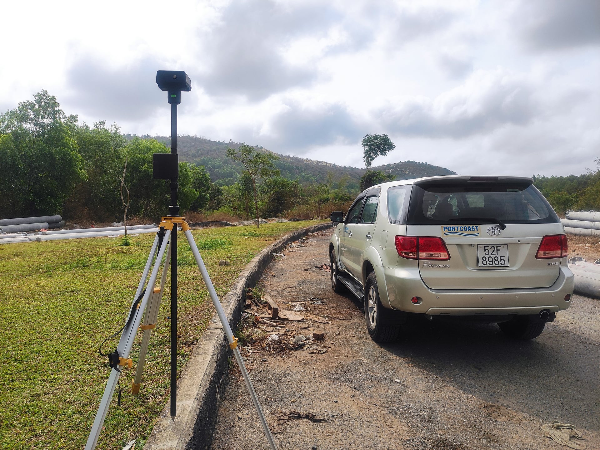 Portcoast carry out topographic and hydrological survey in Ba Ria - Vung Tau province