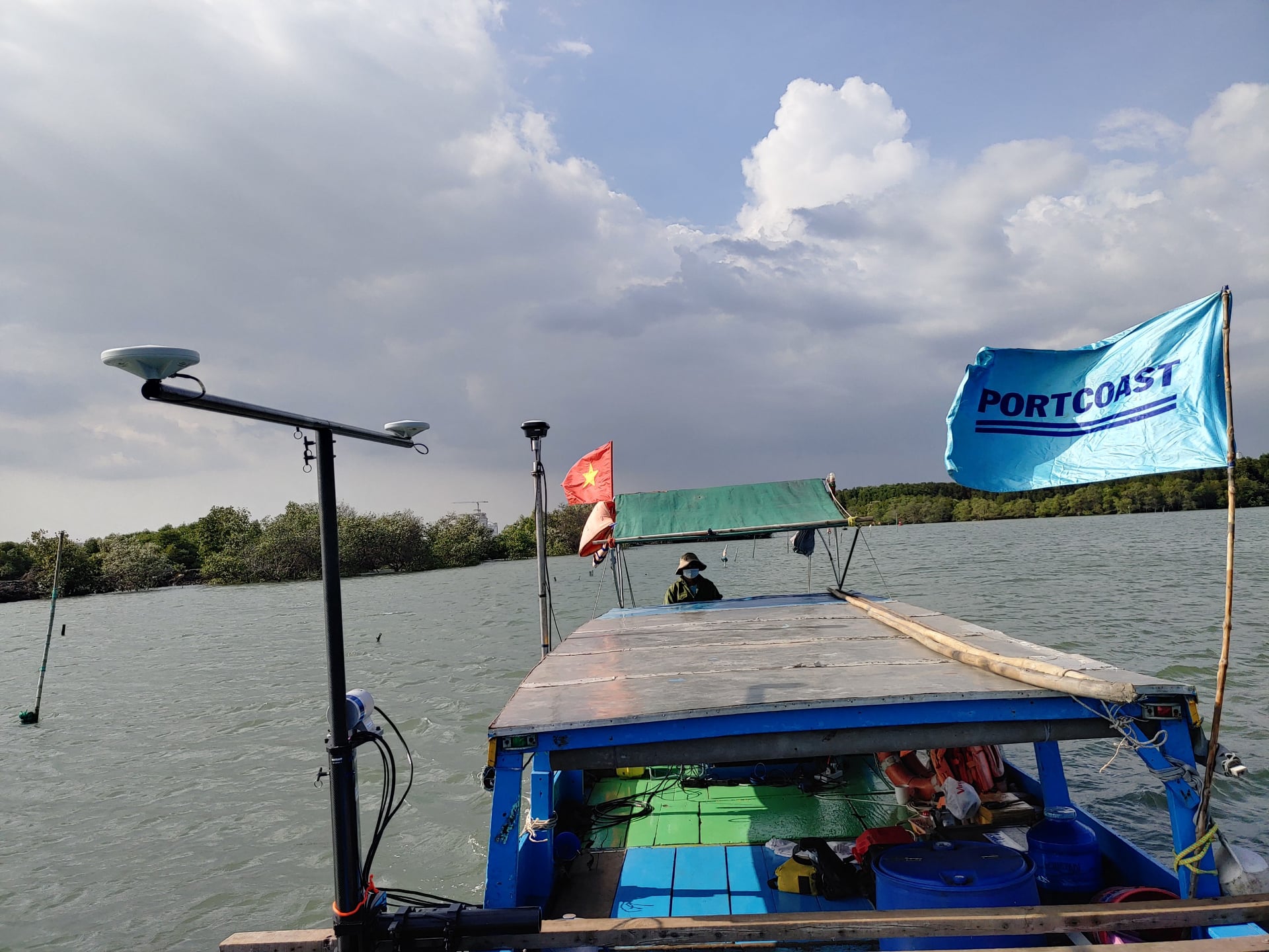 Portcoast carry out topographic and hydrological survey in Ba Ria - Vung Tau province