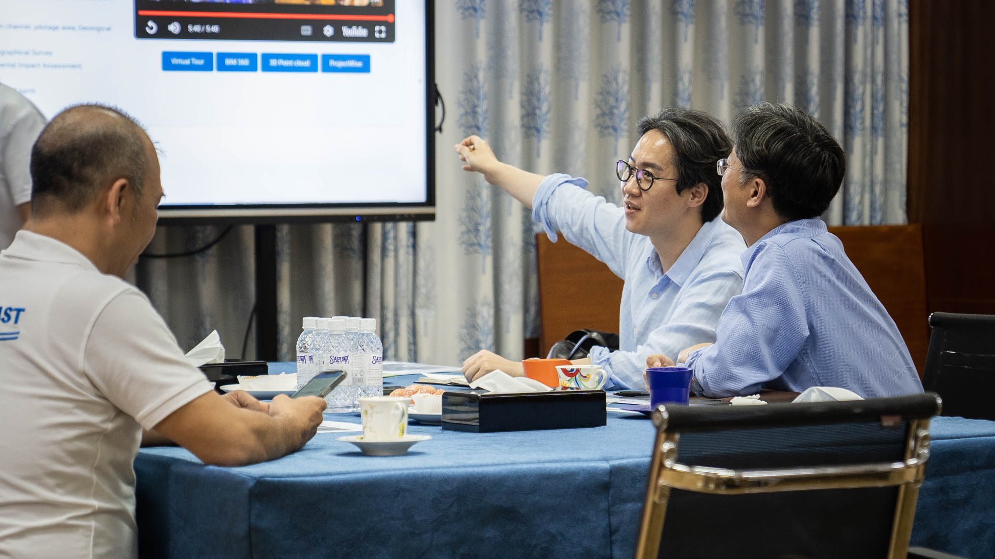 Portcoast had a meeting with Daewoo E&C  Co., Ltd.