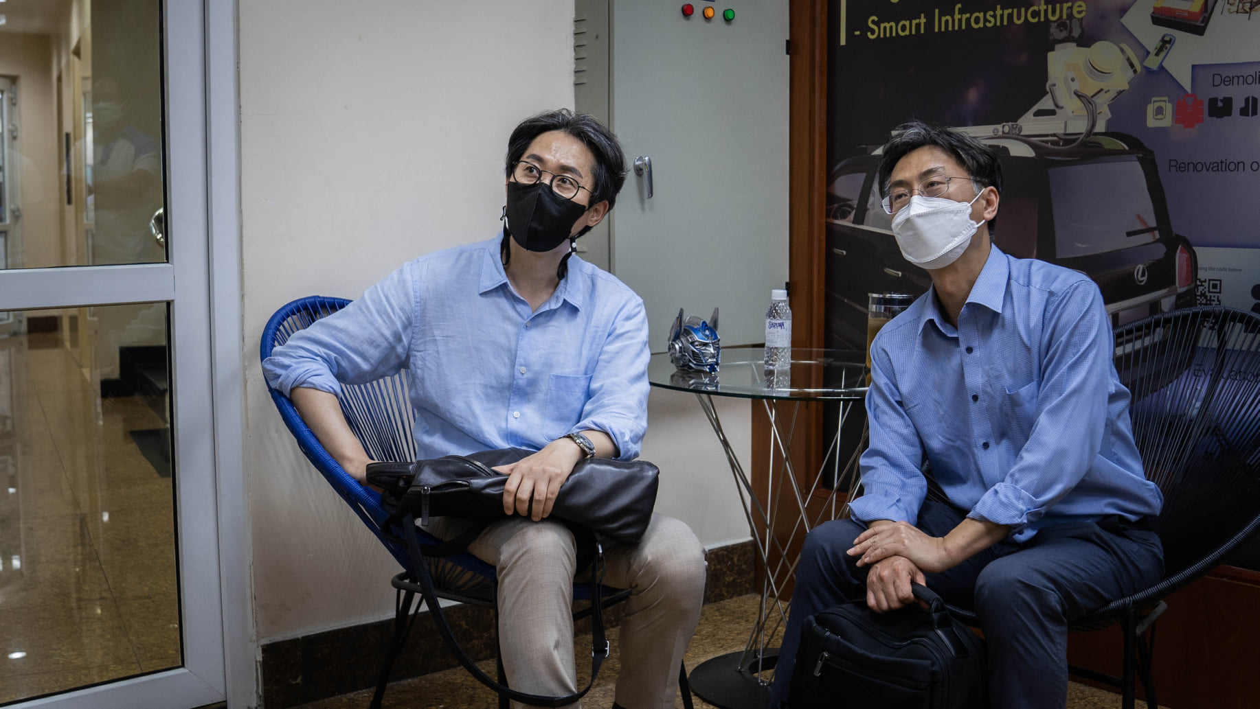 Portcoast had a meeting with Daewoo E&C  Co., Ltd.