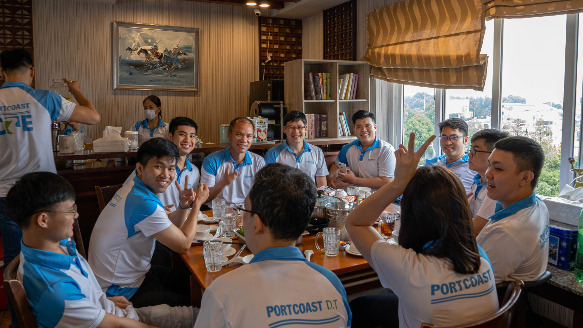 Birthday party for members born in February, March,  April and award prizes for Portcoast contest