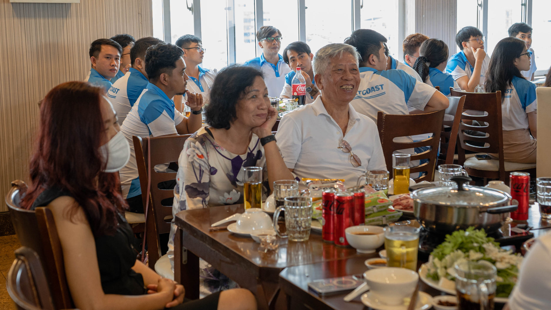 Birthday party for members born in February, March,  April and award prizes for Portcoast contest