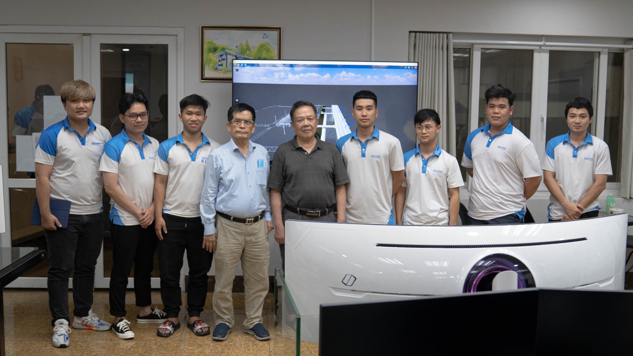 Portcoast welcomed Vietnam Association of Ports - Waterways - Offshore Engineering and  Hanoi University of Civil Engineering