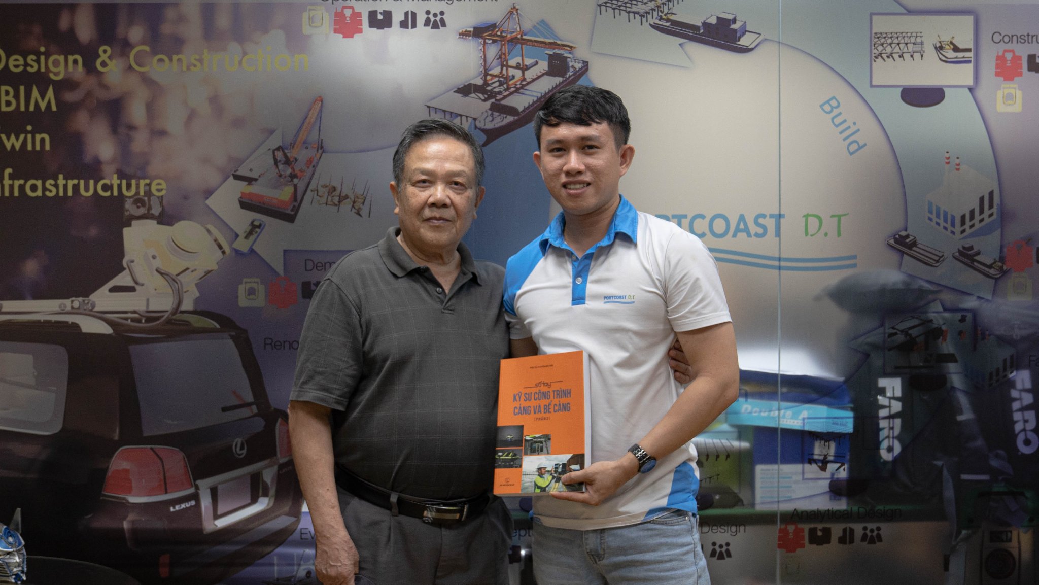 Portcoast welcomed Vietnam Association of Ports - Waterways - Offshore Engineering and  Hanoi University of Civil Engineering