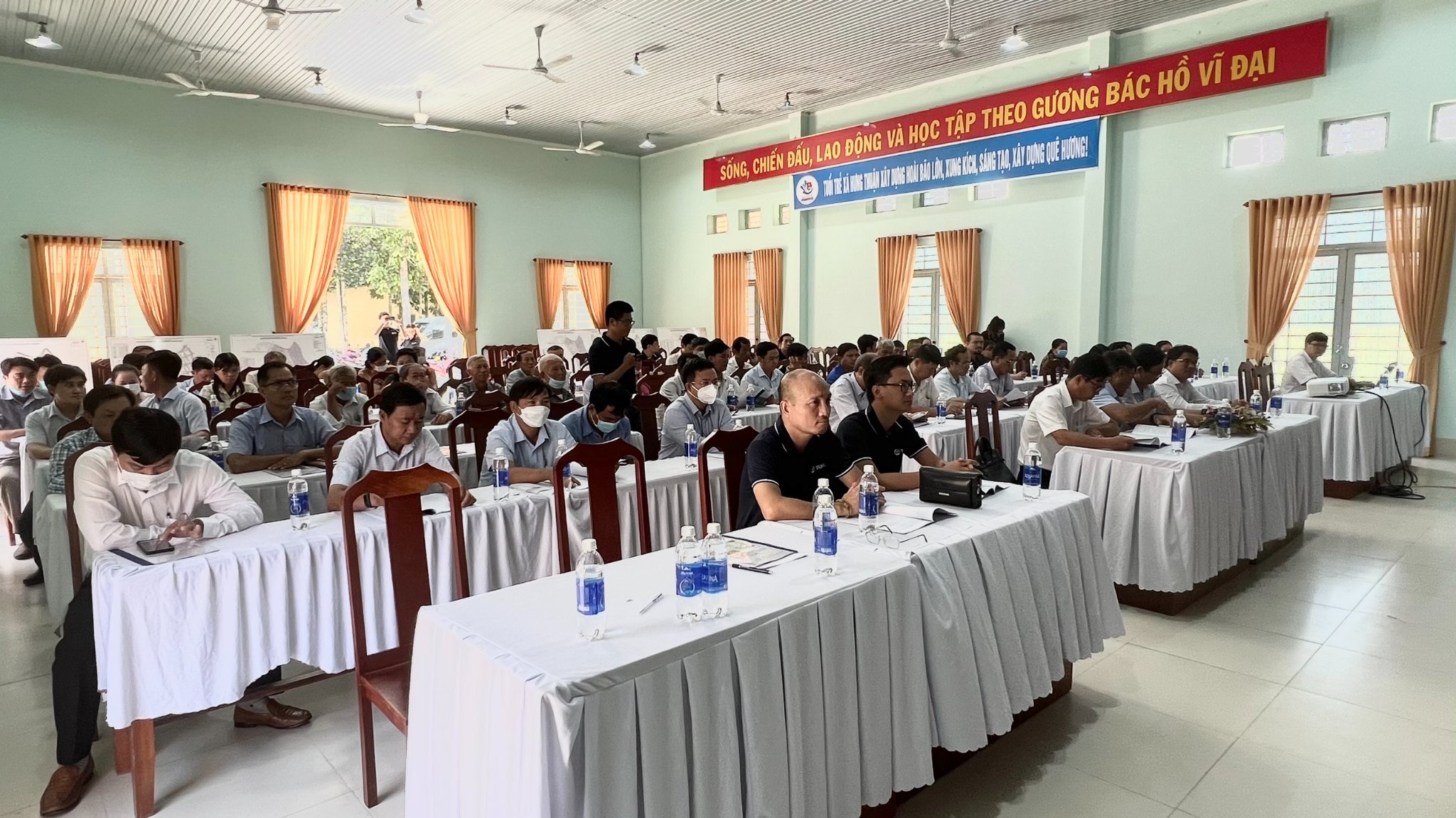 Portcoast at the logistics center project's announcement conference in Hung Thuan Commune, Trang Bang Town, Tay Ninh province