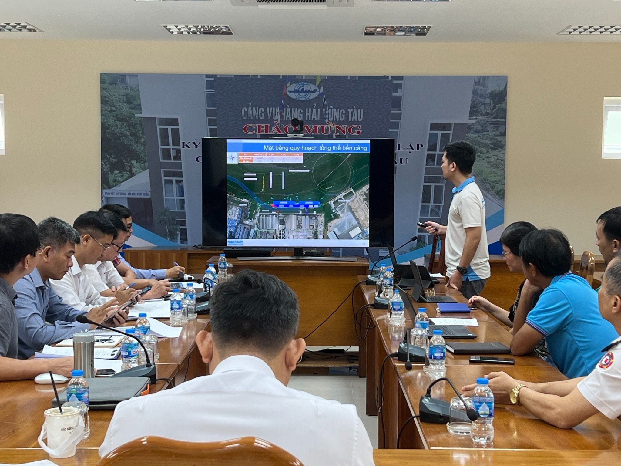 Portcoast attended a meeting chaired by the Vung Tau Port Authority regarding a Port expansion proposal