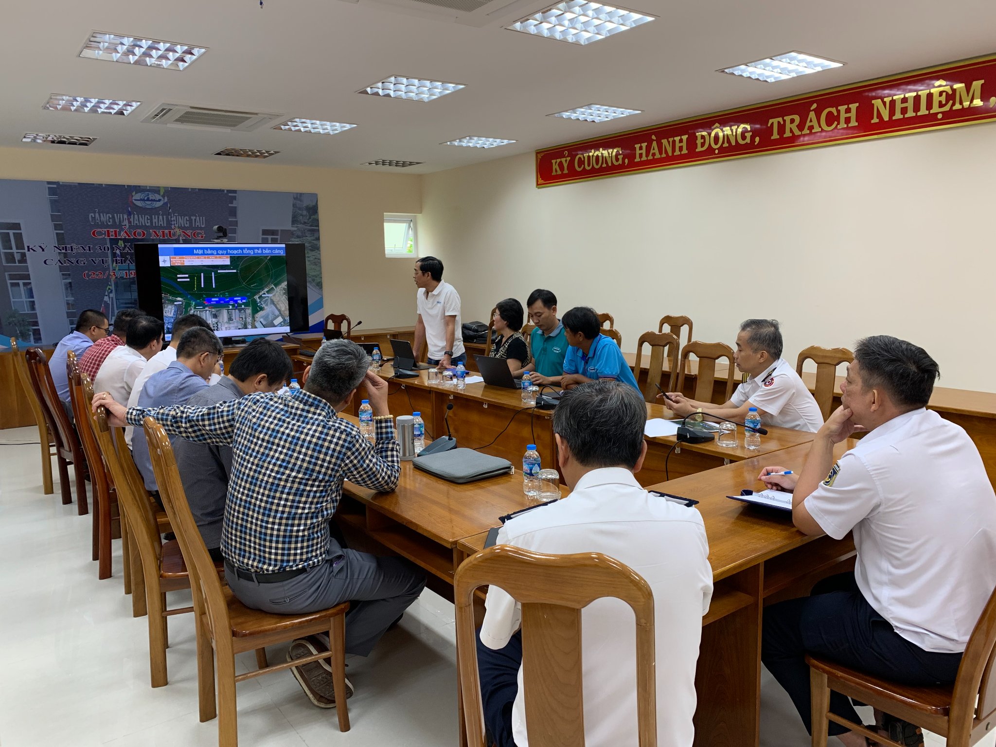 Portcoast attended a meeting chaired by the Vung Tau Port Authority regarding a Port expansion proposal