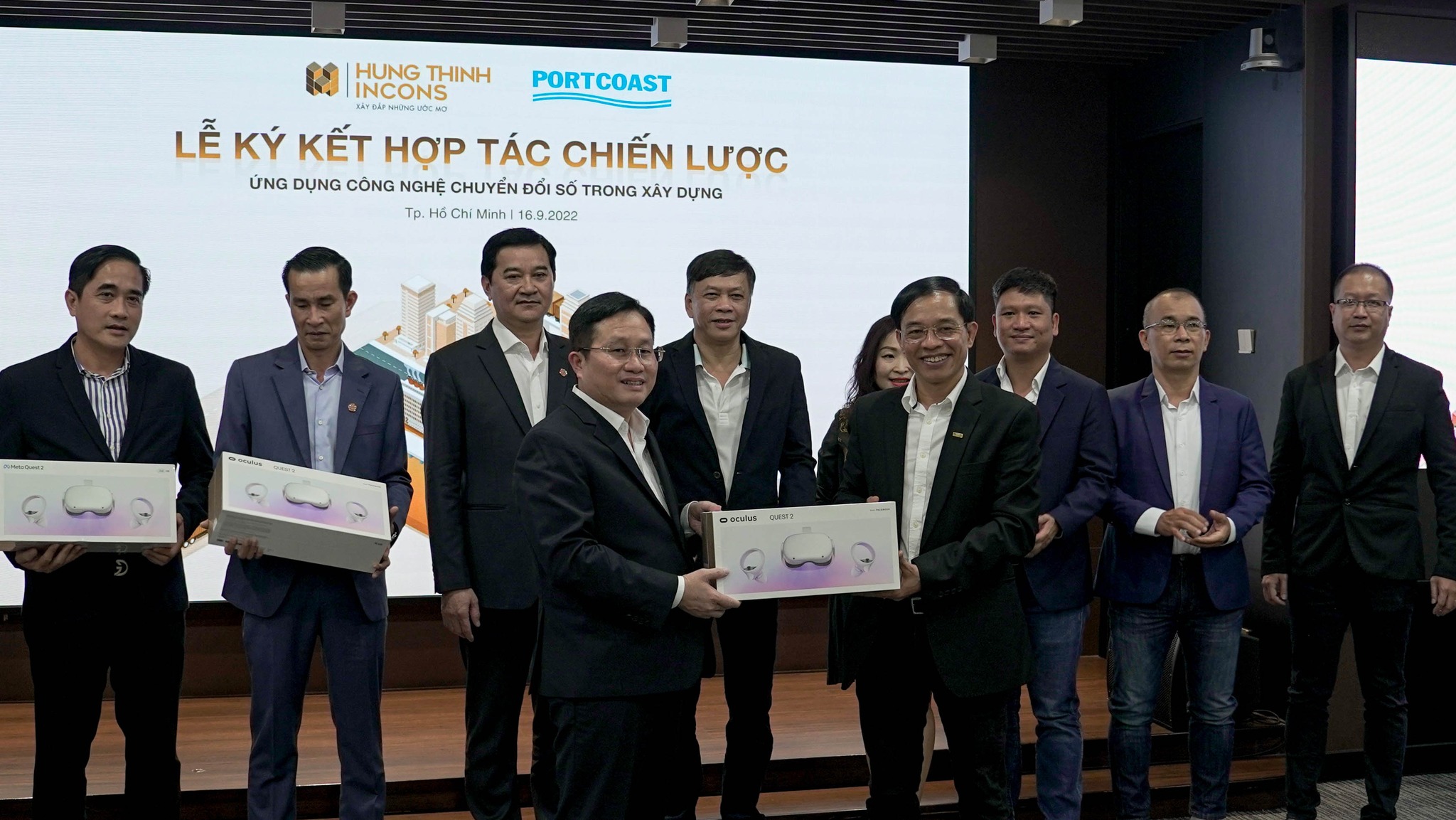 Portcoast sign an MOU with Hung Thinh Incons Joint Stock Company