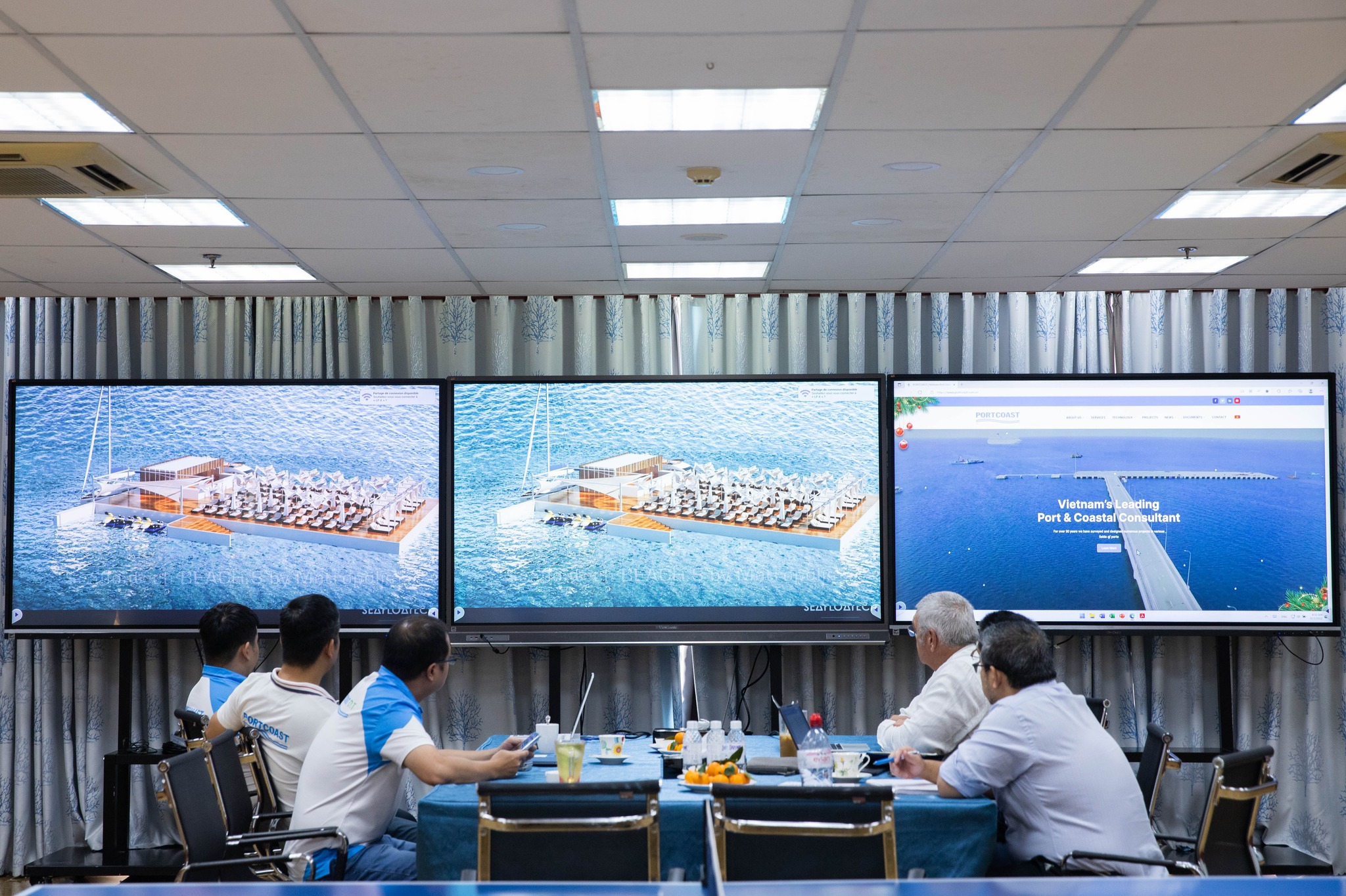 Portcoast welcomed Business France Vietnam and French enterprises