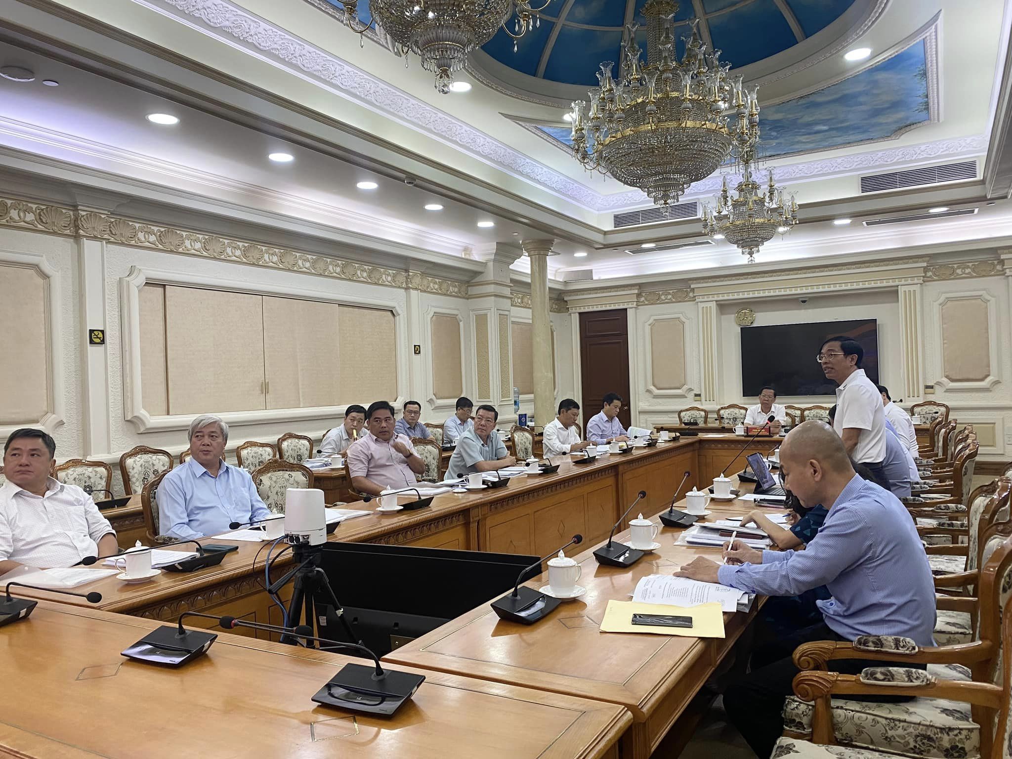 Portcoast attended and reported at the meeting chaired by Chairman of Ho Chi Minh City People's Committee with other Departments on the seaport development planning