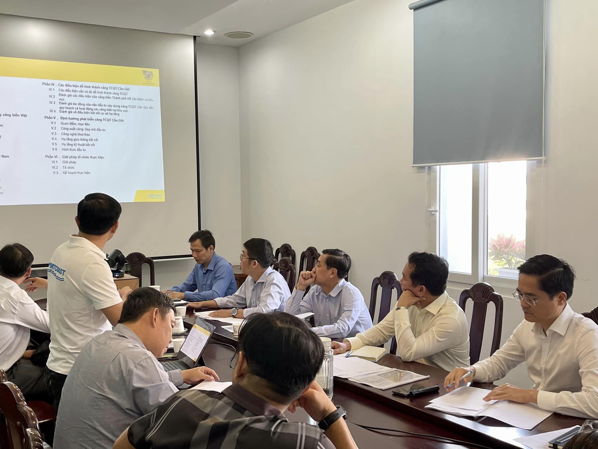 Portcoast attend the meeting with HCMC Department of Transport