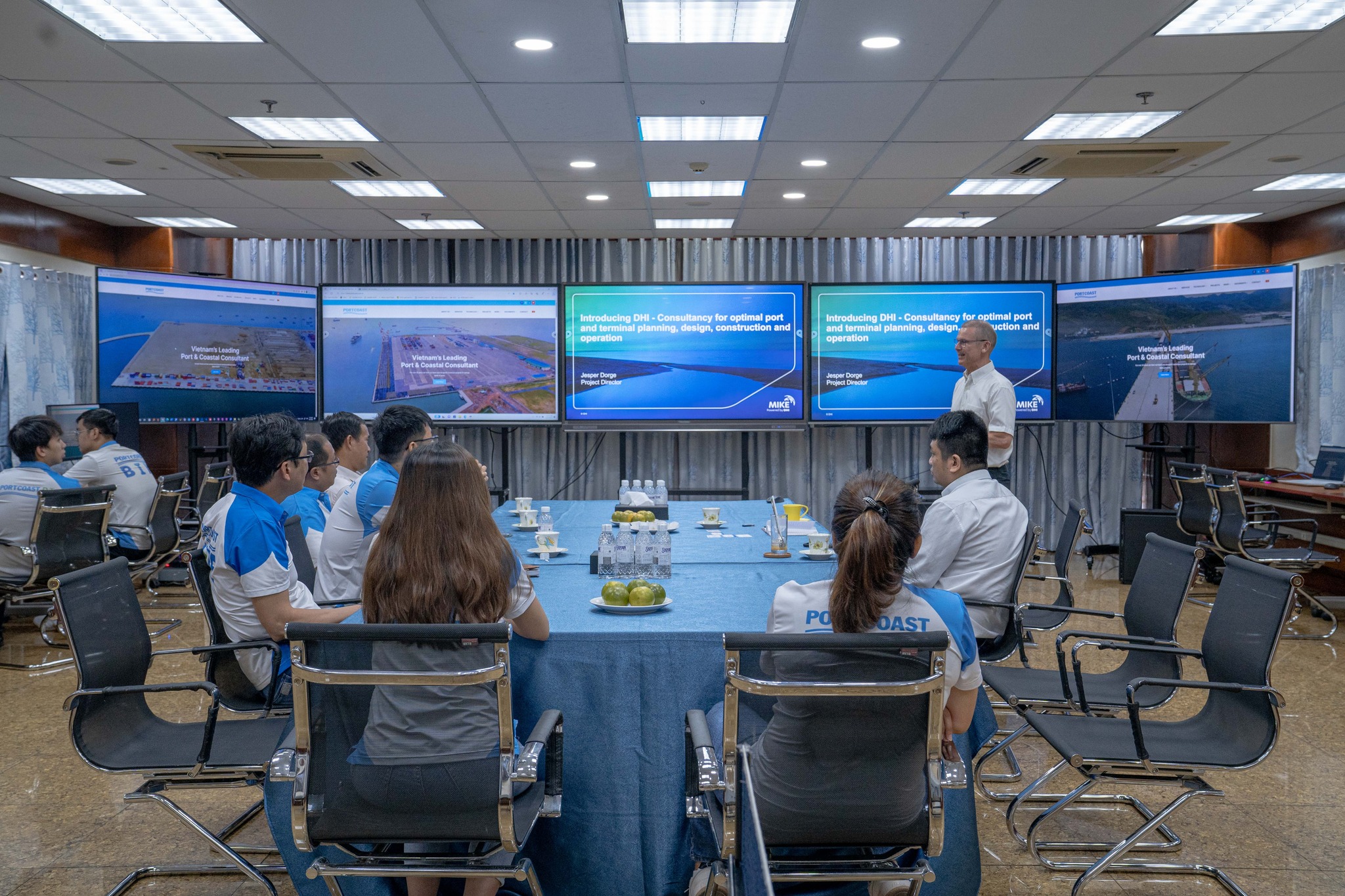 Portcoast welcomed Mr. Jesper Dorge - Project Director in DHI's Global Coastal Unit