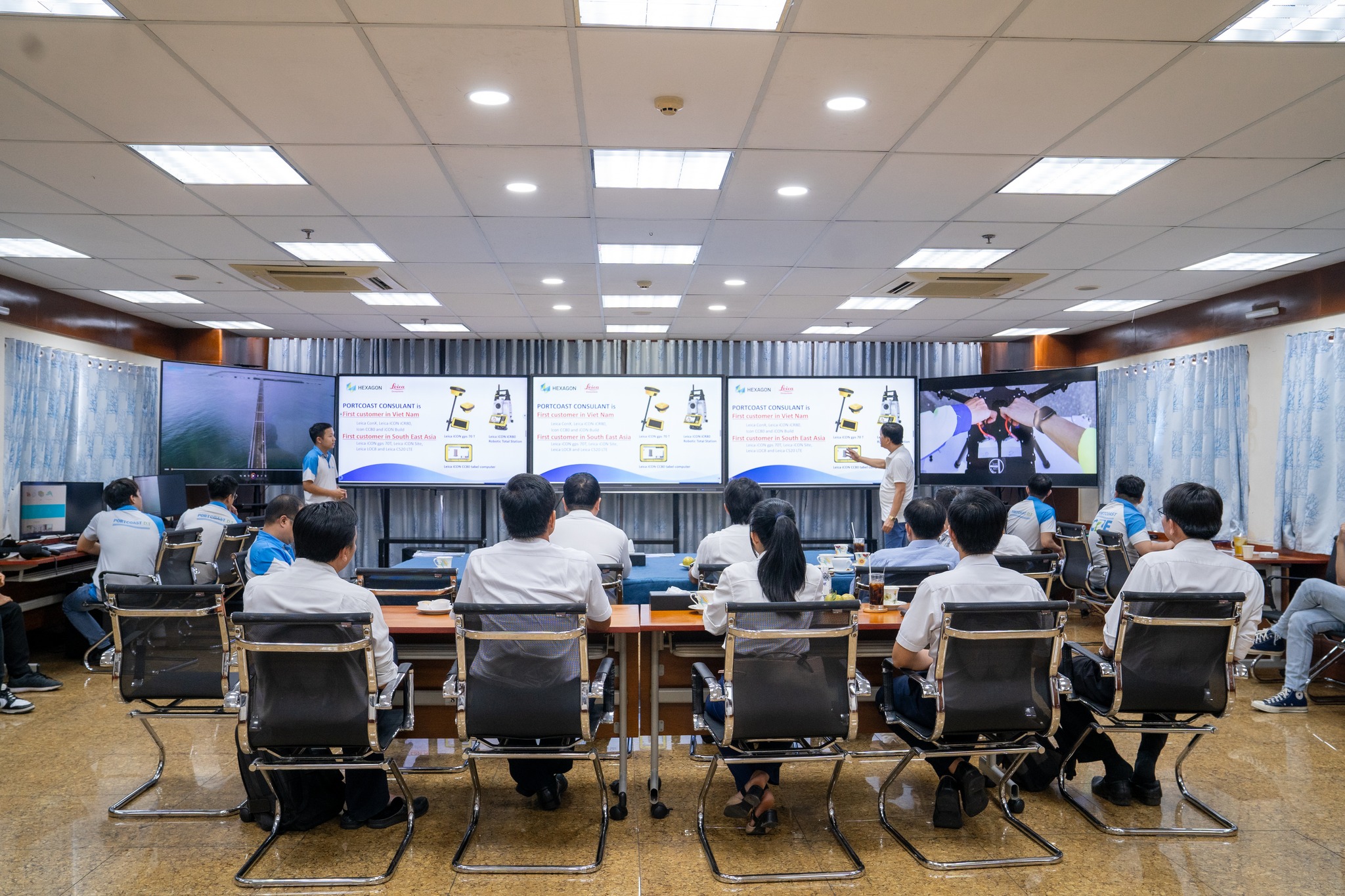 Portcoast welcomed Saigon Clean Water Business & Investment Joint Stock Company SWIC, EVN HCMC and HCMUT