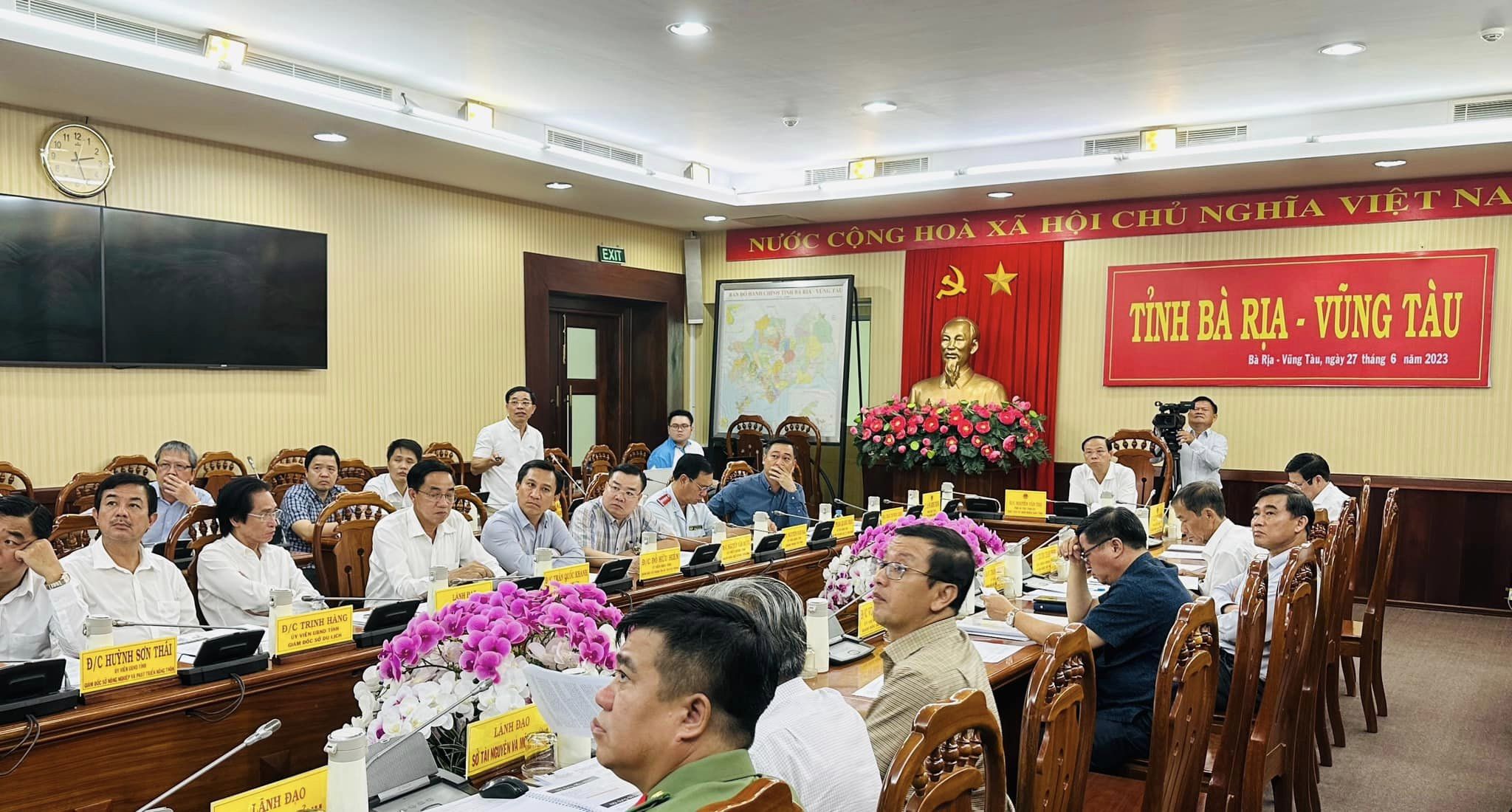 Portcoast reported to the Collective of People's Committee of Ba Ria Vung Tau Province on the zoning plan adjustment project for Cai Mep Ha Logistics Center