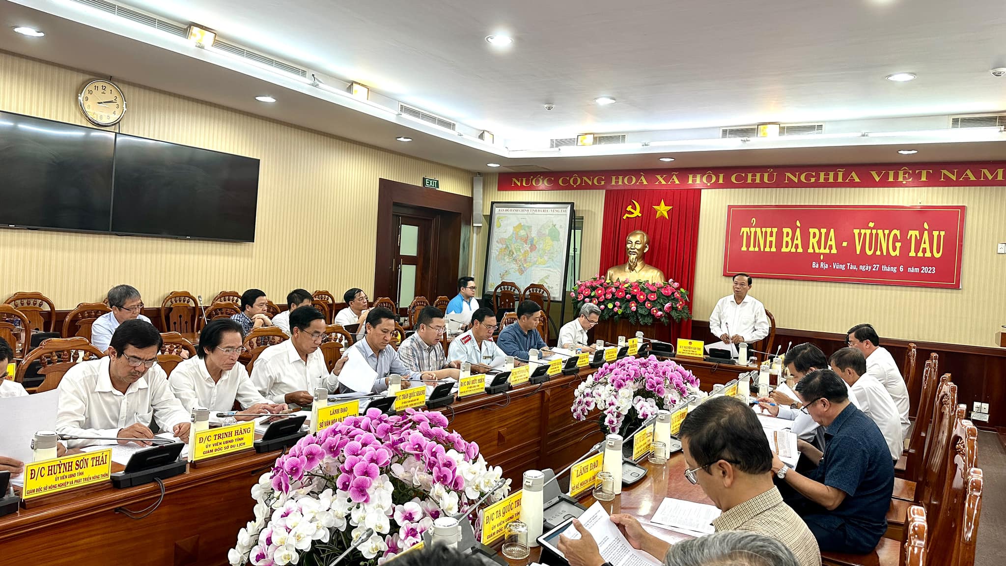 Portcoast reported to the Collective of People's Committee of Ba Ria Vung Tau Province on the zoning plan adjustment project for Cai Mep Ha Logistics Center