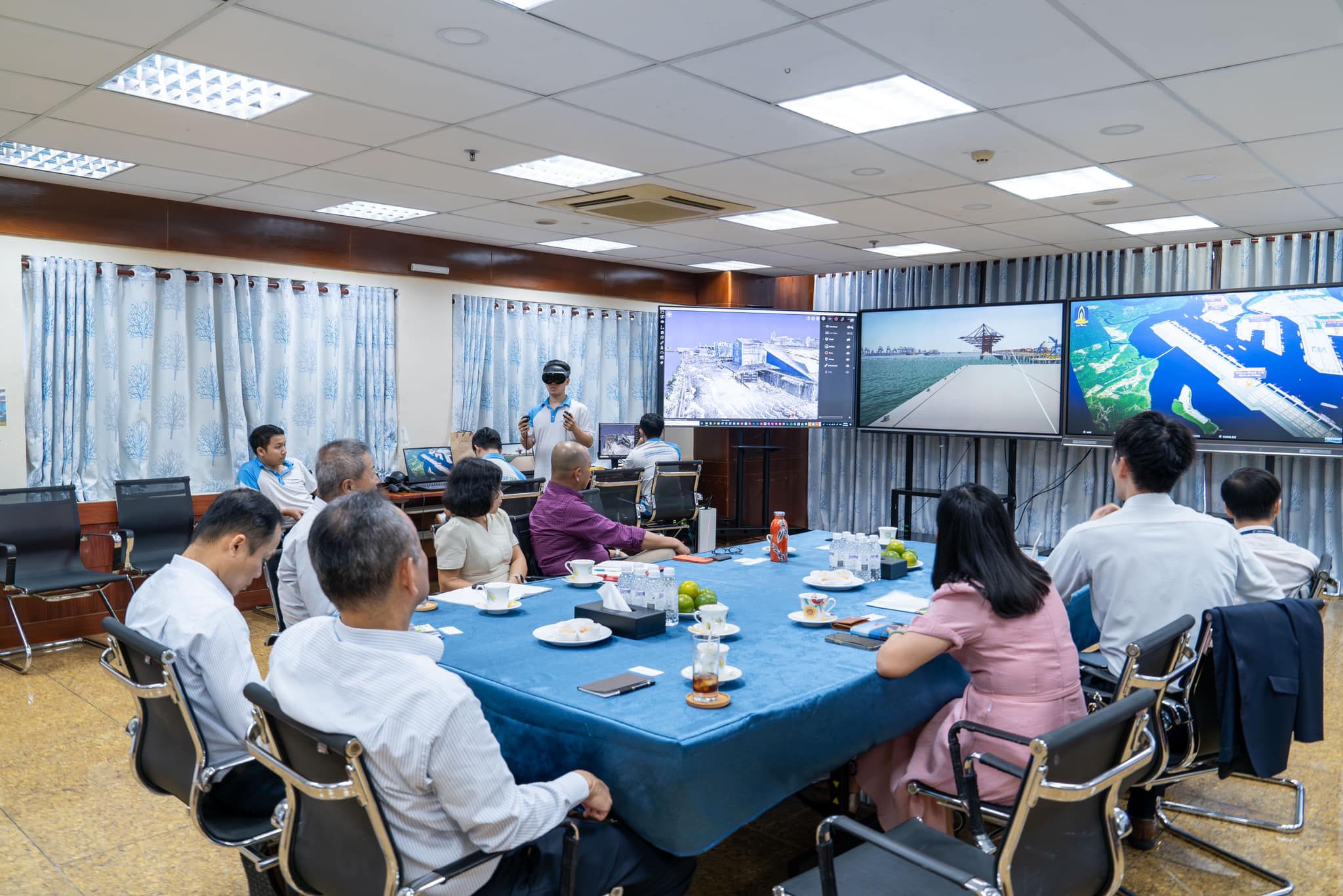 Portcoast had a meeting with the representatives from J-Spiral Steel Pipe, Vantage Holdings, Toyota Castle