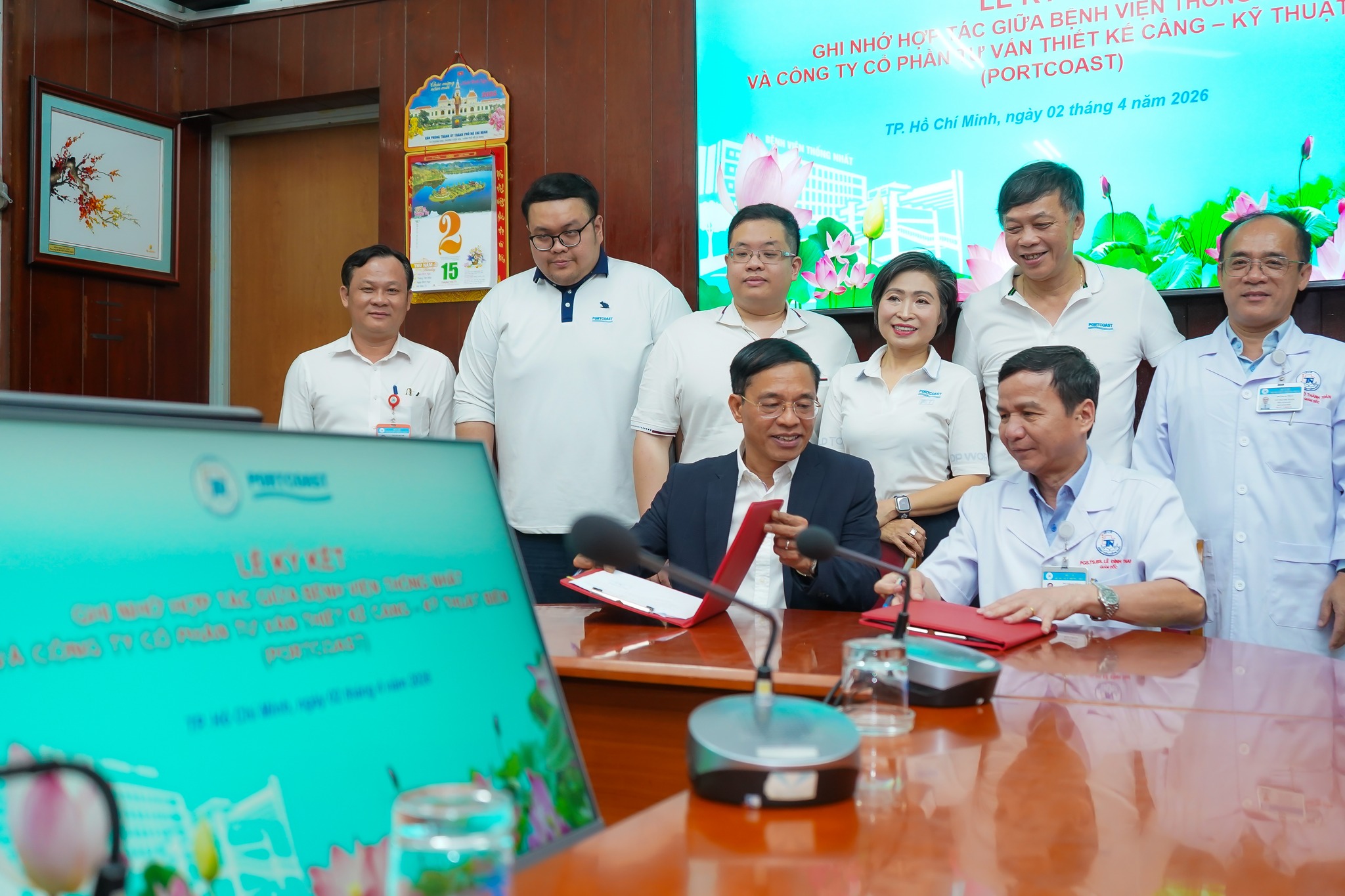 Portcoast và Bệnh viện Thống Nhất Hợp Tác Xây Dựng Bệnh Viện Thông Minh Với Digital Twin, AI và GIS