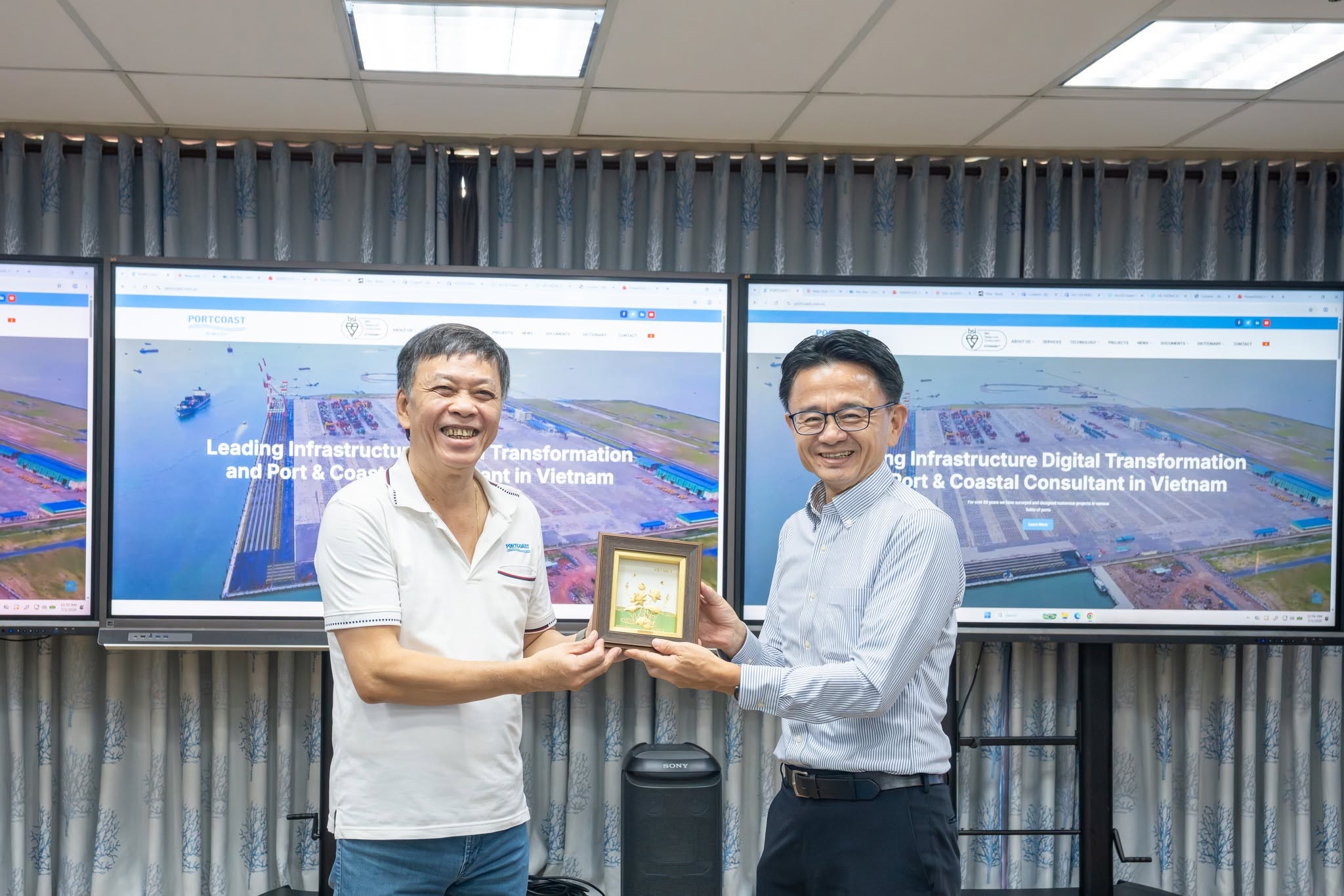 Portcoast đón tiếp đoàn chuyên gia Glodon, trao đổi giải pháp chuyển đổi số cho ngành xây dựng và hạ tầng