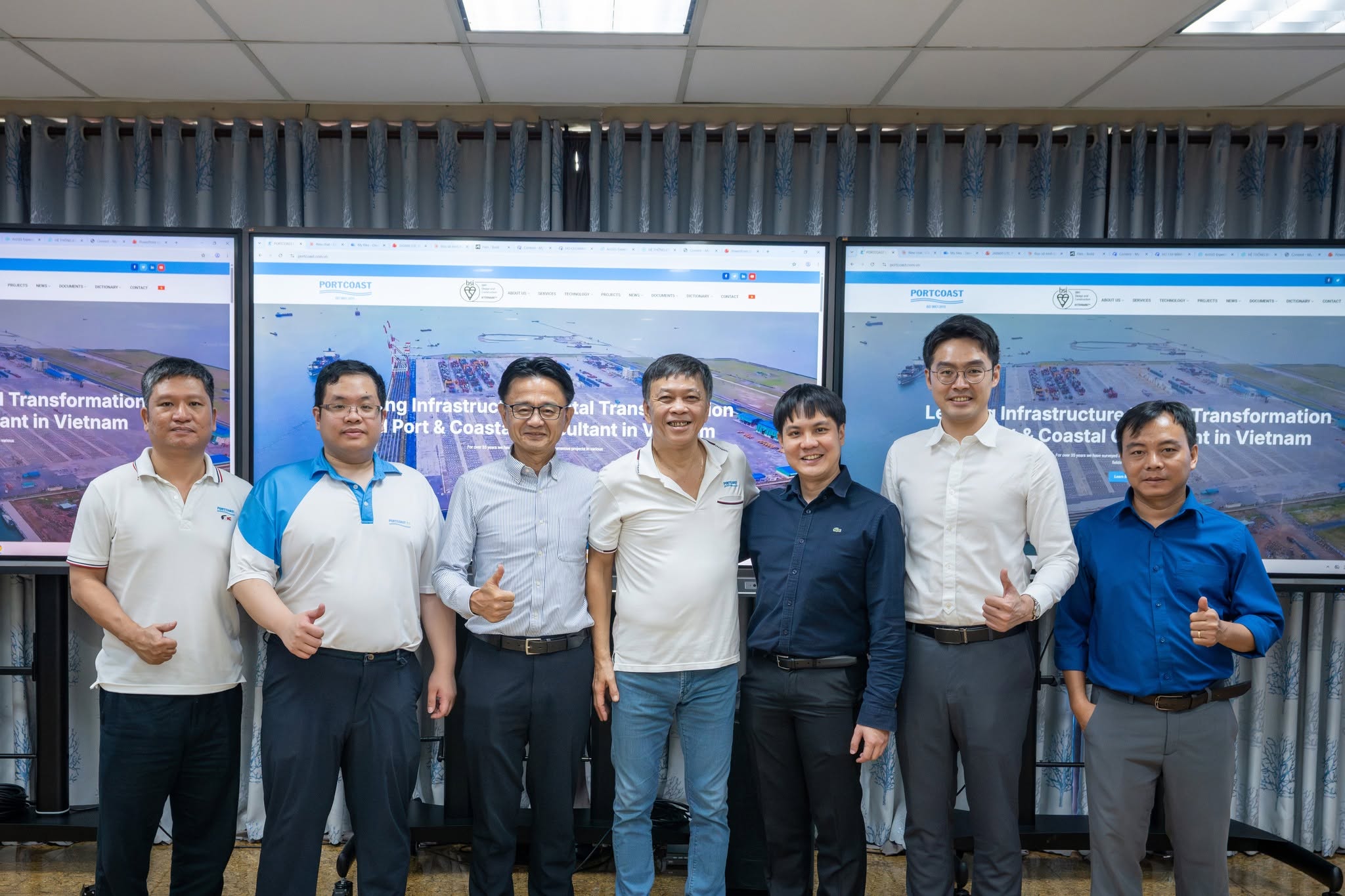 Portcoast đón tiếp đoàn chuyên gia Glodon, trao đổi giải pháp chuyển đổi số cho ngành xây dựng và hạ tầng