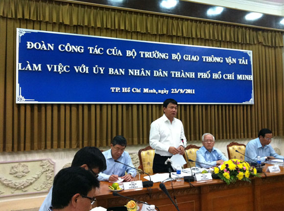 Minister of Transport met with People’s Committee of Ho Chi Minh City