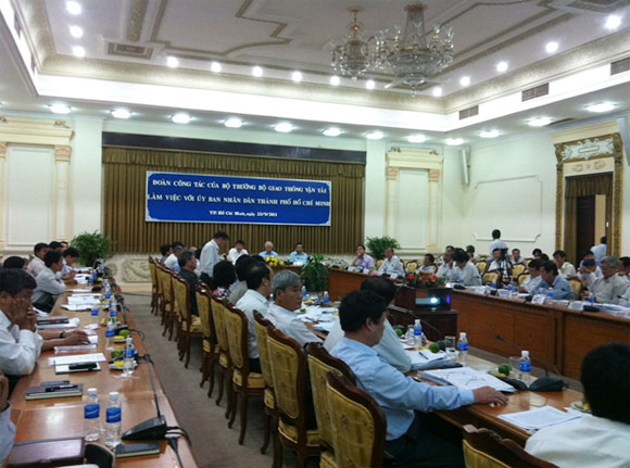 Minister of Transport met with People’s Committee of Ho Chi Minh City