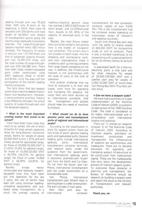 Development of sea-based economy - with a vision from seaport