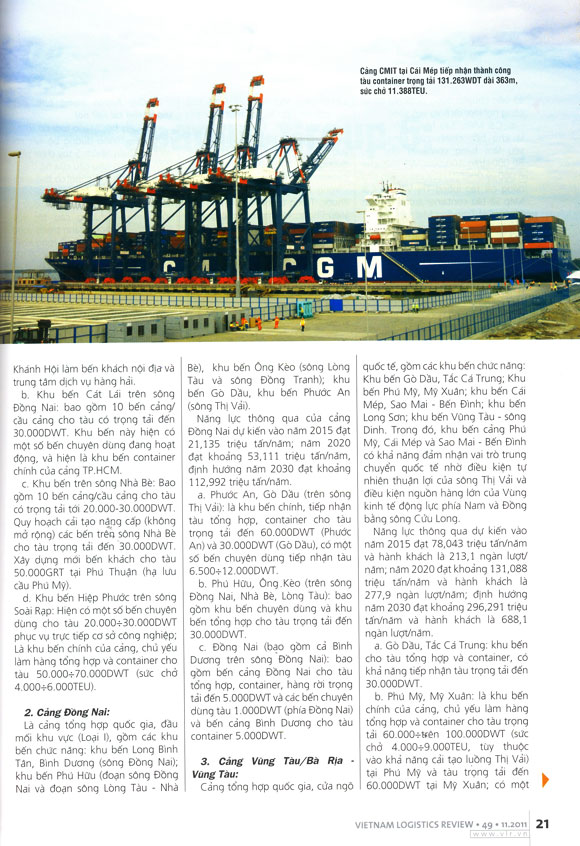 Nhóm cảng biển số 5 - Từ quy hoạch cho đến các giải pháp nâng cao hiệu quả (Kỳ 2)