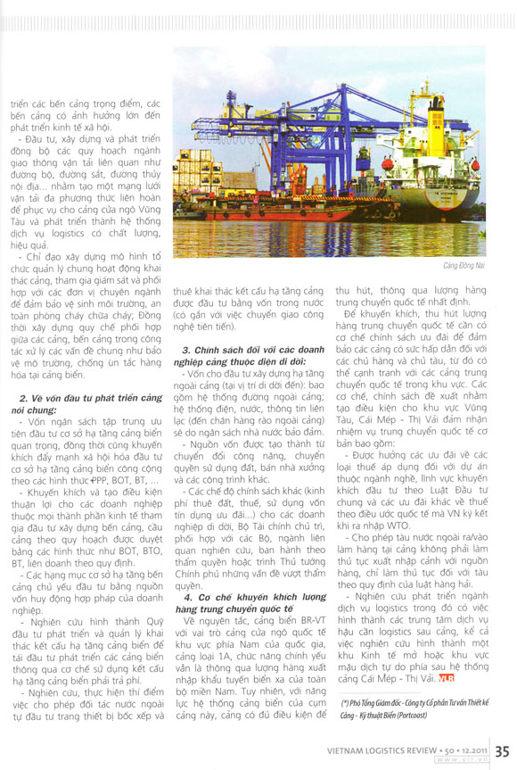 Nhóm cảng biển số 5 - Từ quy hoạch cho đến các giải pháp nâng cao hiệu quả (Kỳ cuối)