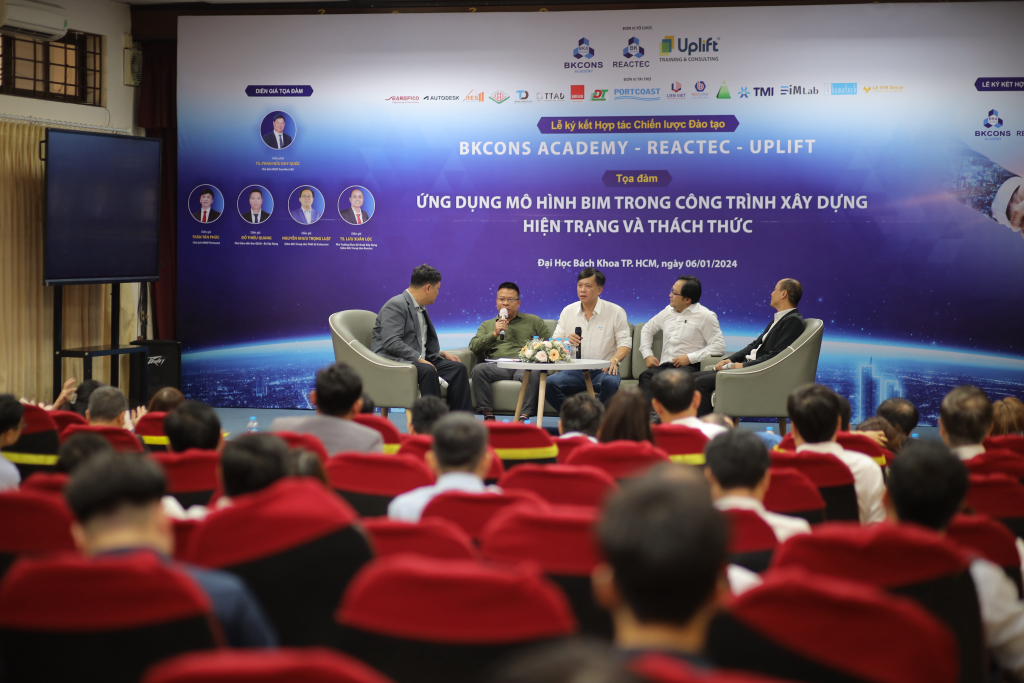 Ký kết giữa BKCons - REACTEC - UPLIFT và tọa đàm ứng dụng mô hình BIM trong công trình xây dựng