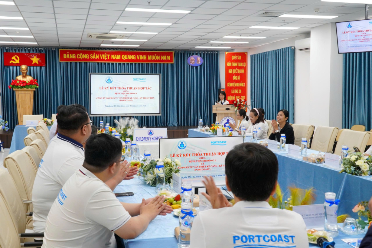BỆNH VIỆN NHI ĐỒNG 1 VÀ PORTCOAST KÝ KẾT THỎA THUẬN HỢP TÁC TOÀN DIỆN