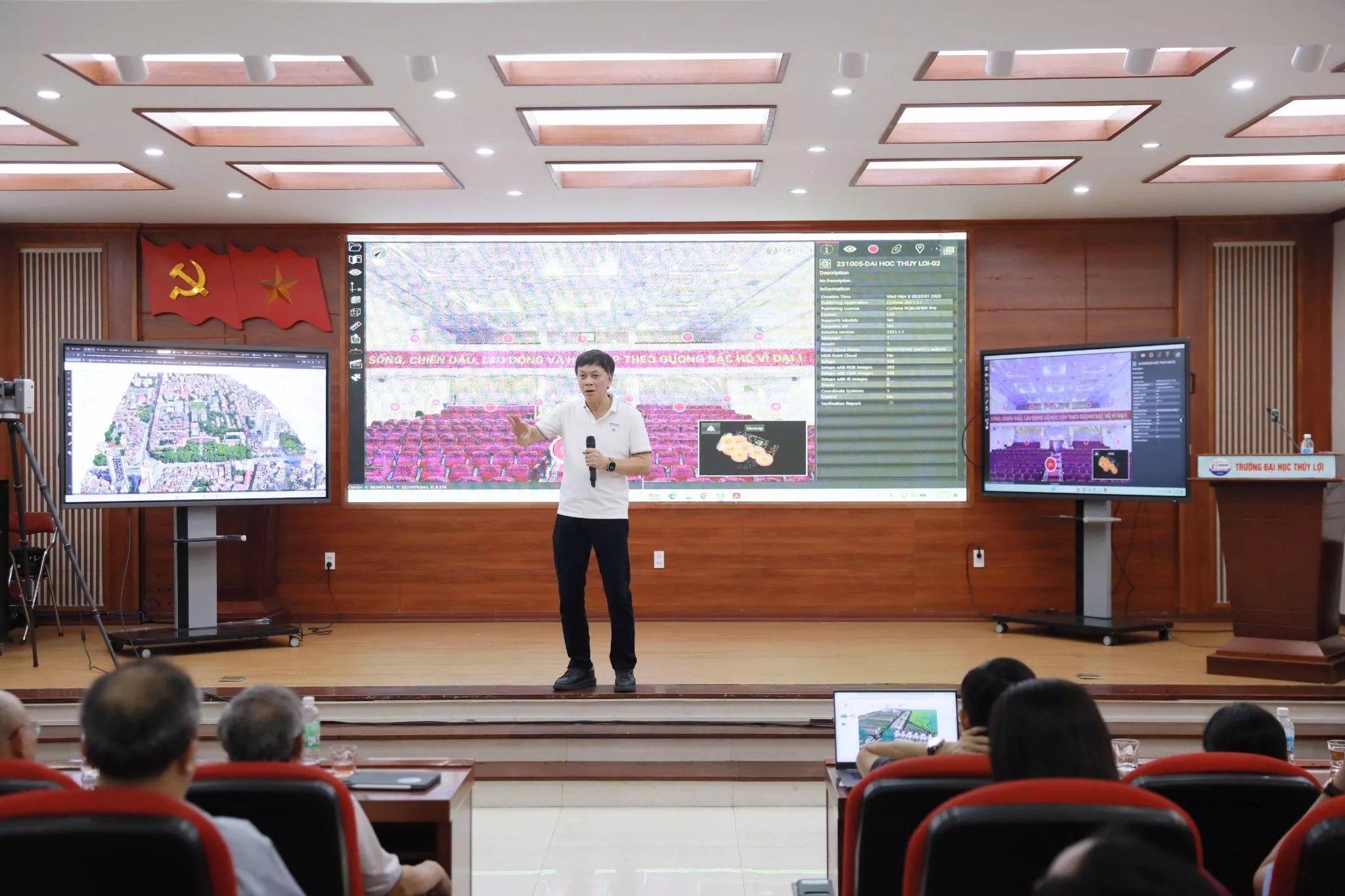 Portcoast và Trường Đại học Thủy lợi giới thiệu giải pháp Digital Twin và AI Agent trong giáo dục đại học