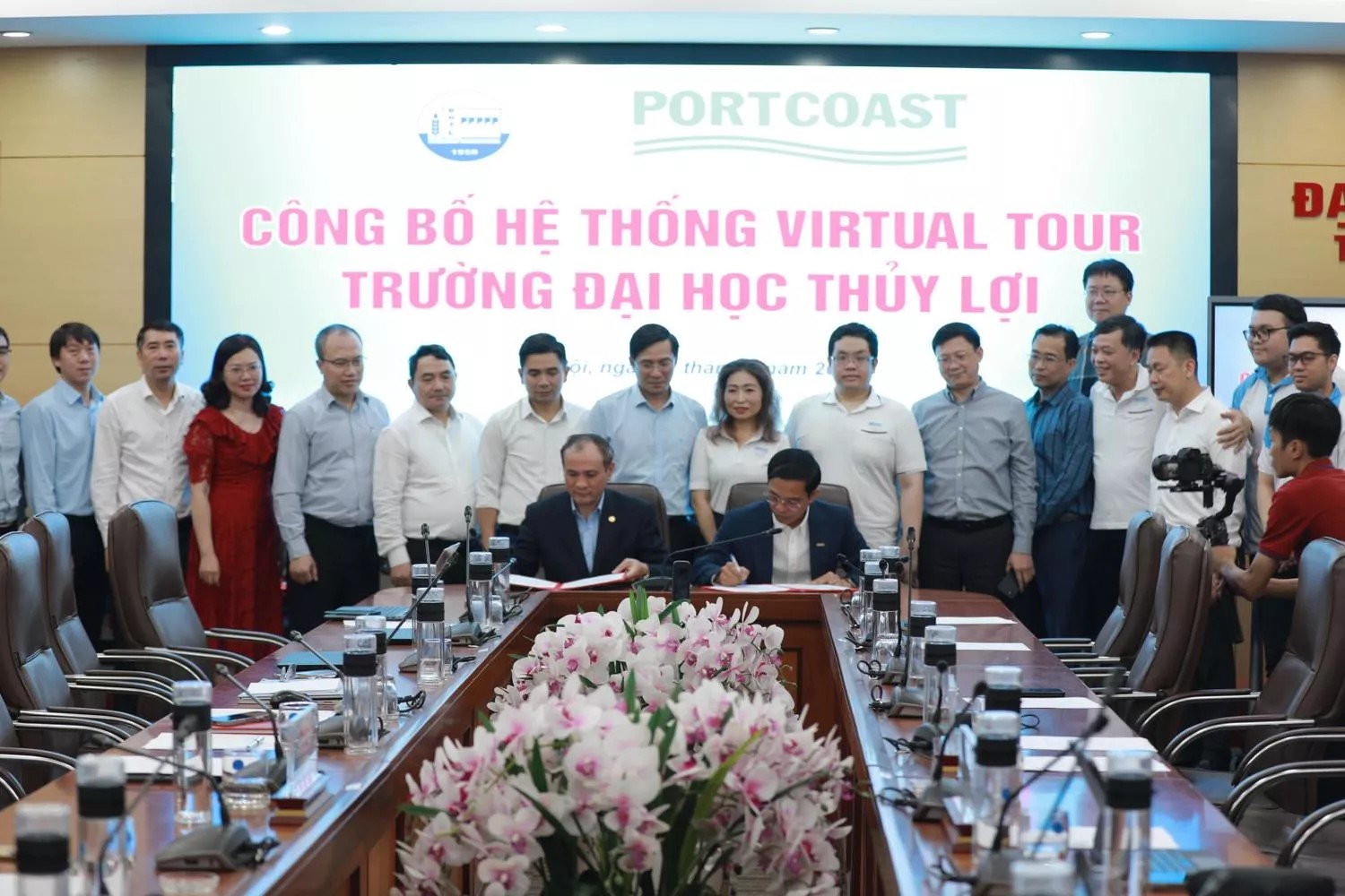 Portcoast và Trường Đại học Thủy lợi giới thiệu giải pháp Digital Twin và AI Agent trong giáo dục đại học